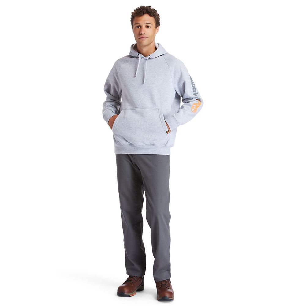 Sudadera Timberland Hombre Pro® Hood Honcho Sport Hoodie Gris - Chile HAD-534792